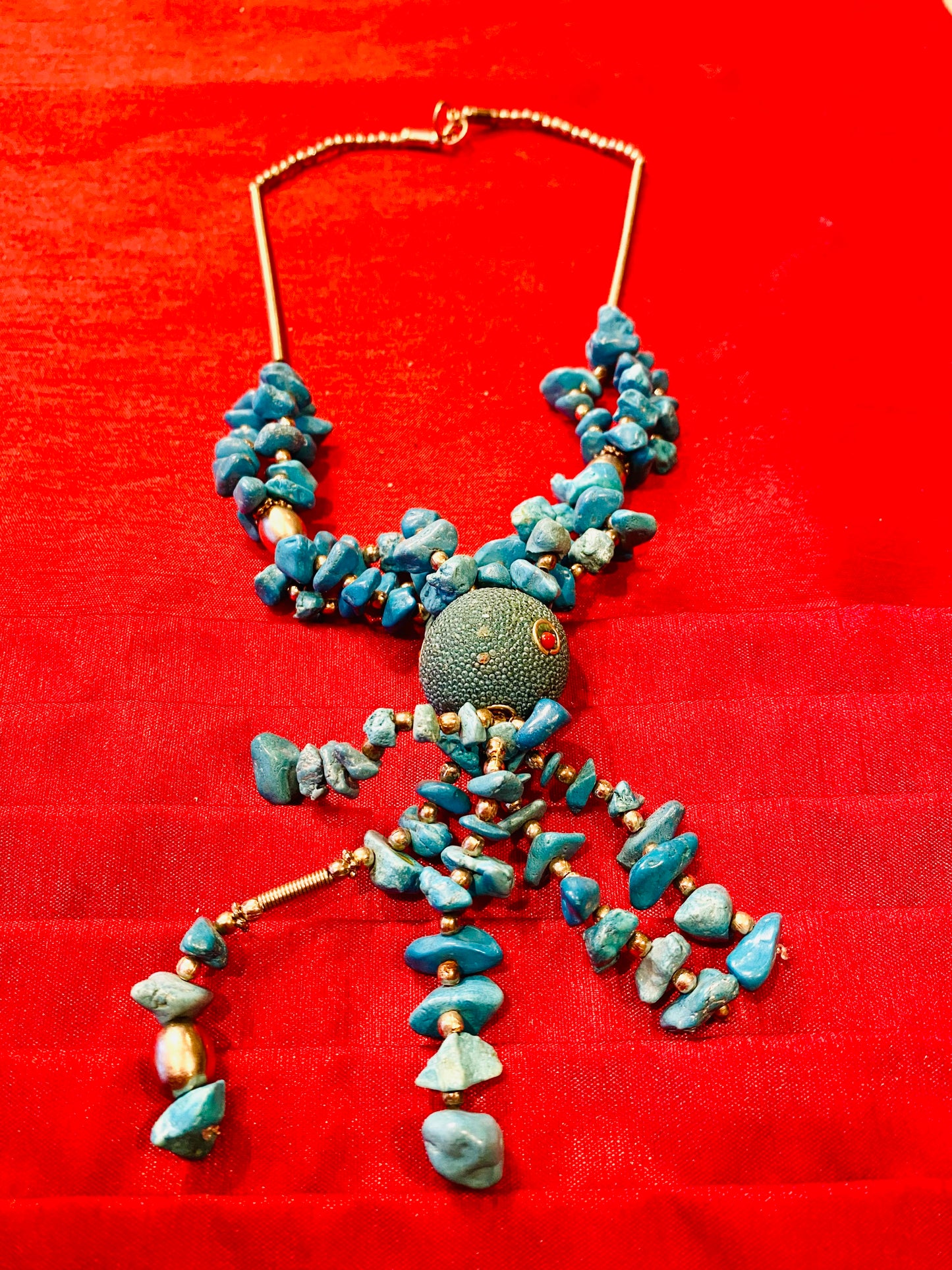 TURQUOISE NECKLACE 12 in./ SB013