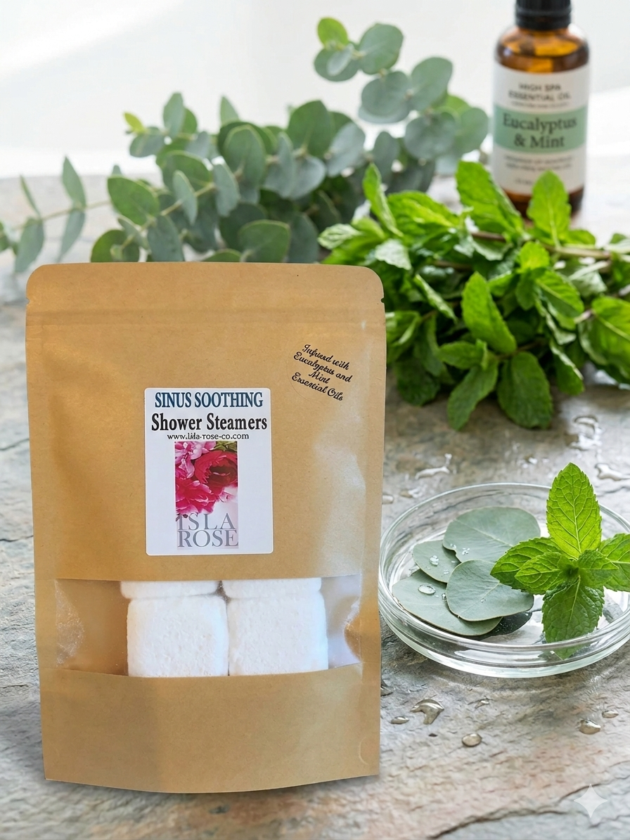 SHOWER STEAMER -SINUS SOOTHING -EUCALYPTUS MINT