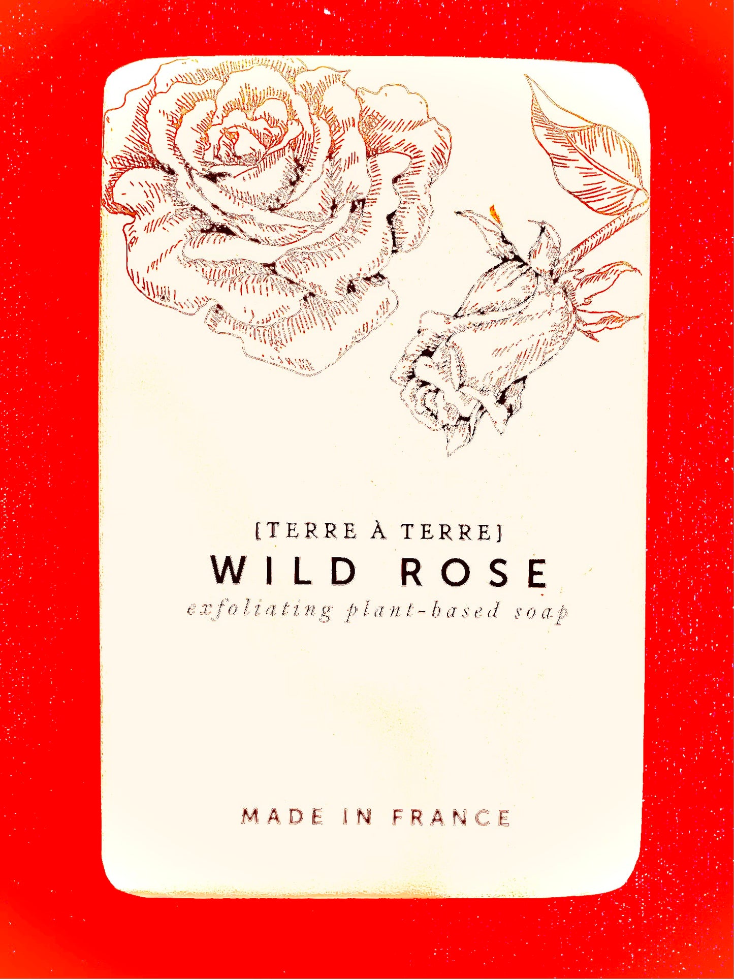 WILD ROSE ULTRA-RICH LATHER SOAP - MADE IN FRANCE