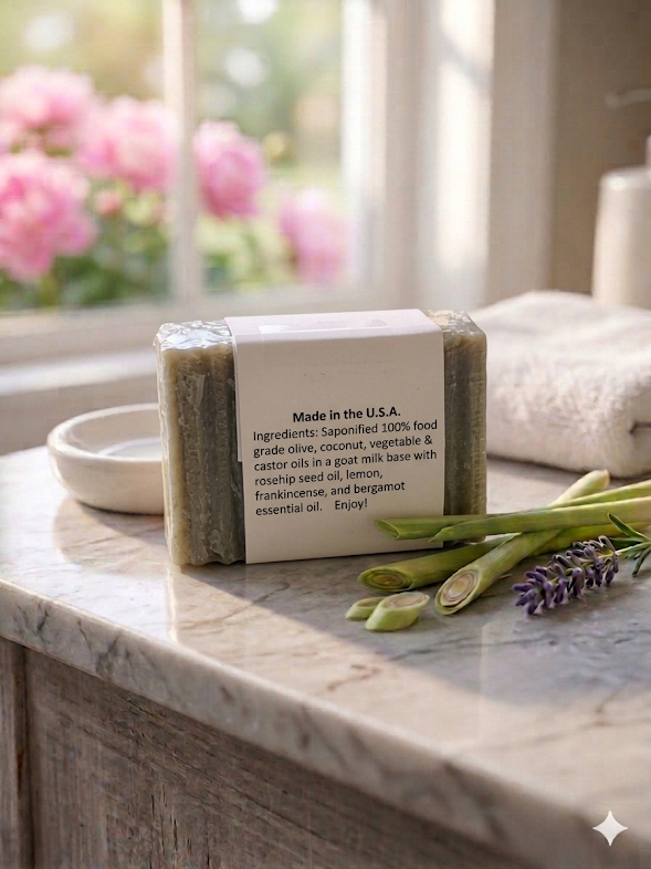DEAD SEA CLAY FACIAL GOAT MILK ORGANIC SOAP