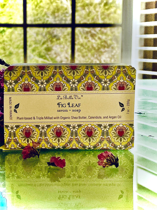 FIG LEAF ULTRA-RICH LATHER SOAP - MADE IN FRANCE