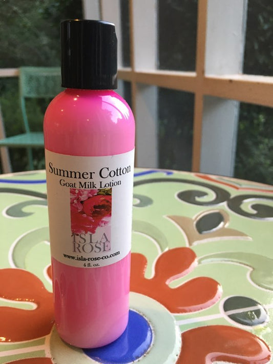 GOAT MILK LOTION SUMMER COTTON