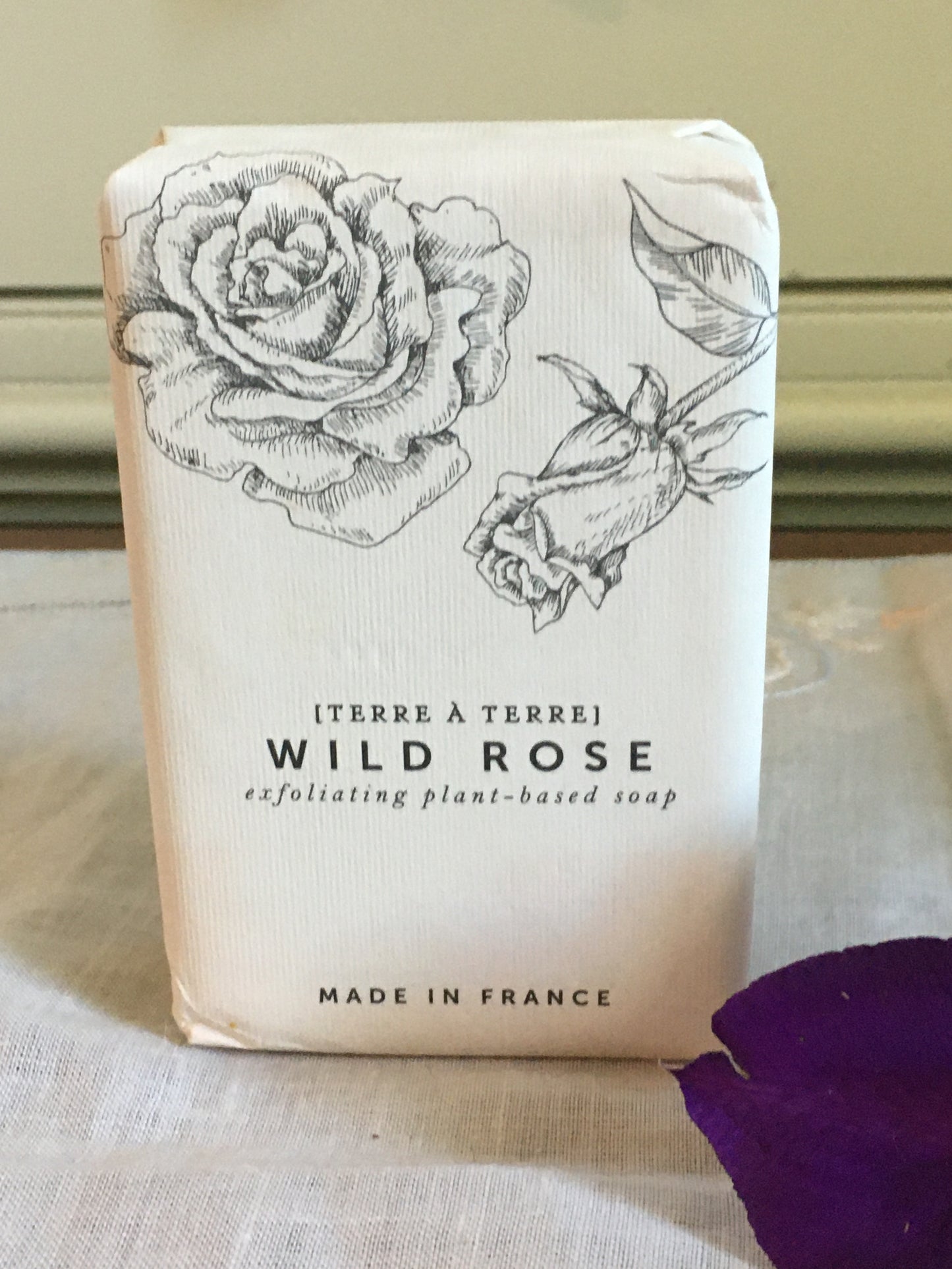 WILD ROSE ULTRA-RICH LATHER SOAP - MADE IN FRANCE