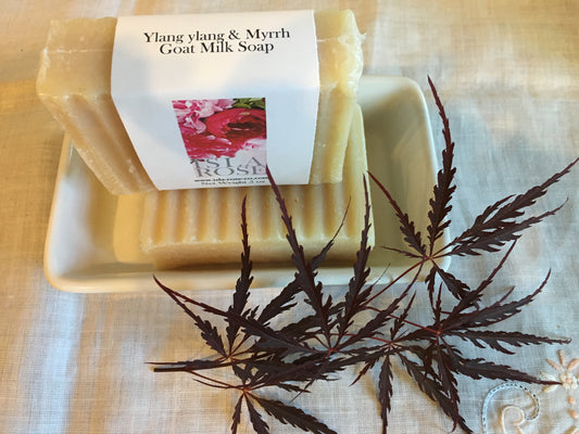 YLANG YLANG AND MYRRH GOAT MILK ORGANIC SOAP