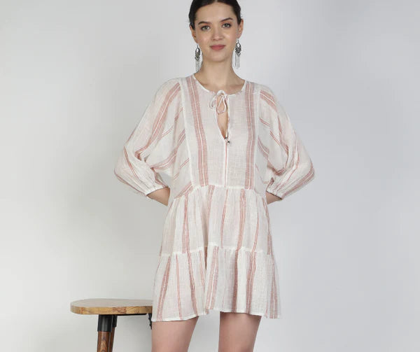 Carrie Striped Pullover Dress